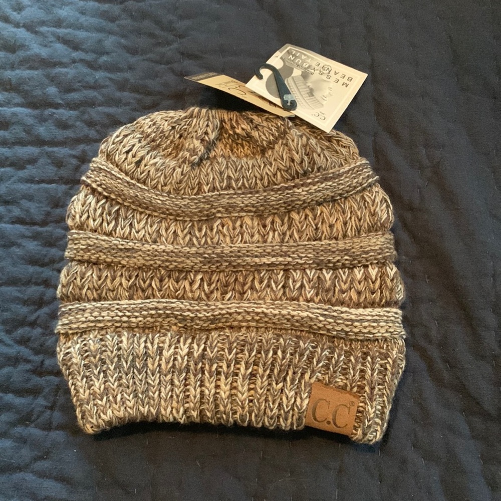 C.C. Beanie Tail Hat NWT